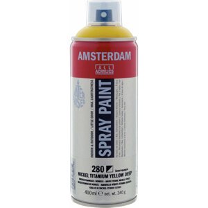 Amsterdam Spray Paint 400 ml Nickel Titanium Yellow Deep