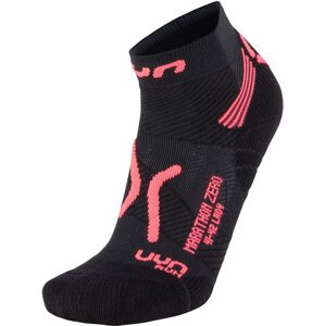 UYN Run Marathon Zero Black-Coral Fluo 37/38 Bežecké ponožky