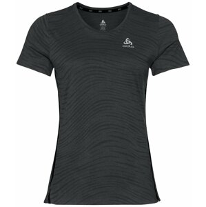 Odlo Zeroweight Engineered Chill-Tec T-Shirt Black Melange S Bežecké tričko s krátkym rukávom
