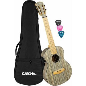 Cascha HH 2317E Bamboo Tenorové ukulele Grafit