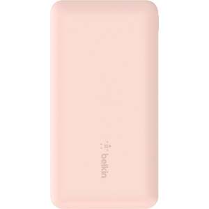 Belkin Power Bank with USB-C 15W Dual USB-A USB-A to C Cable Pink BPB011btRG Pink Powerbanka