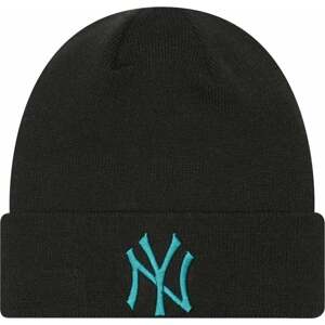 New York Yankees MLB League Essential Cuff Beanie Black/Light Blue UNI Čiapka