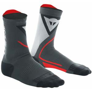 Dainese Ponožky Thermo Mid Socks Black/Red 36-38