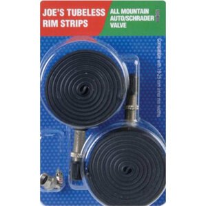 Joe's No Flats 2 Tubeless Rim Strips 19 - 25 mm Black Autoventil Páska do ráfika