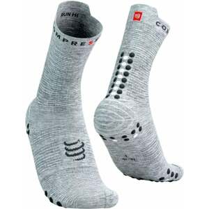 Compressport Pro Racing Socks v4.0 Run High Grey Melange/Black T3 Bežecké ponožky