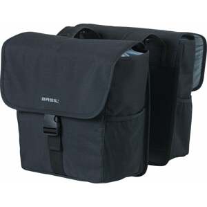 Basil GO Double Bicycle Bag Solid Black 32 L