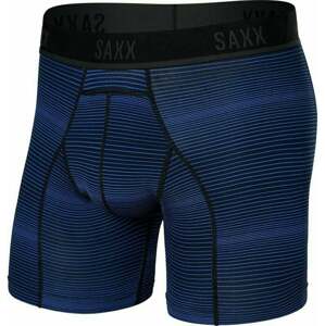 SAXX Kinetic Boxer Brief Variegated Stripe/Blue L Fitness bielizeň