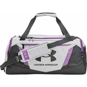 Under Armour UA Undeniable 5.0 Small Duffle Bag Halo Gray/Provence Purple/Castlerock 40 L Športová taška