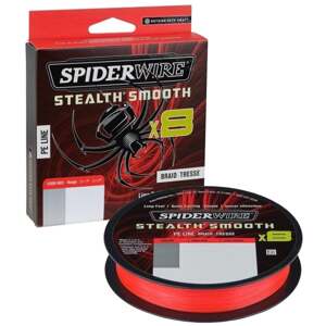 SpiderWire Stealth® Smooth8 x8 PE Braid Code Red 0,09 mm 7,5 kg-16 lbs 150 m Šnúra