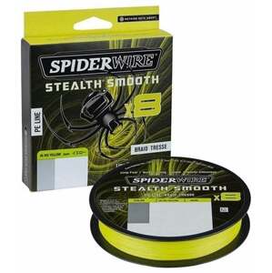 SpiderWire Stealth® Smooth8 x8 PE Braid Hi-Vis Yellow 0,09 mm 7,5 kg-16 lbs 150 m Šnúra