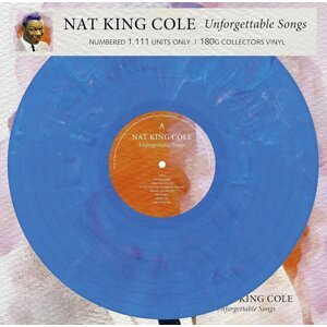 Nat King Cole - Unforgettable Songs (Limited Edition) (Numbered) (Blue Marbled Coloured) (LP)