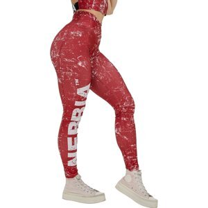 Nebbia Workout Leggings Rough Girl Red M Fitness nohavice