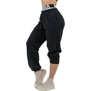 Nebbia Fitness Sweatpants Muscle Mommy Black S Fitness nohavice