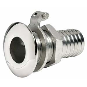 Osculati Skin fitting Stainless Steel with Hose Adaptor 1/2''