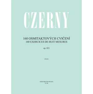 Carl Czerny 160 osmitaktových cvičení op. 821 Noty