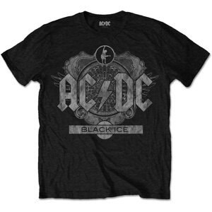 AC/DC Tričko Black Ice Unisex Čierna S