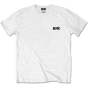 AC/DC Tričko Black Ice Unisex White XL
