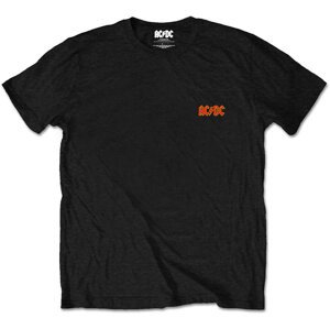 AC/DC Tričko Logo Unisex Čierna XL
