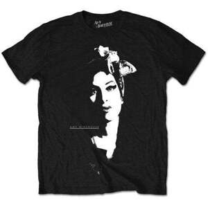 Amy Winehouse Tričko Scarf Portrait Unisex Black XL