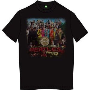 The Beatles Tričko Sgt Pepper Unisex Black S