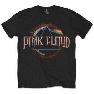 Pink Floyd Tričko Dark Side of the Moon Seal Unisex White 2XL
