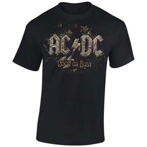 AC/DC Tričko Rock Or Bust Black XL