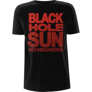 Soundgarden Tričko Black Hole Sun Muži Black L