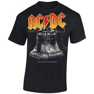 AC/DC Tričko Hells Bells Muži Black M