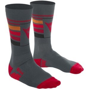 Dainese HG Hallerbos Dark Gray/Red L Cyklo ponožky