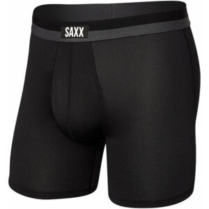 SAXX Sport Mesh Boxer Brief Black XL Fitness bielizeň