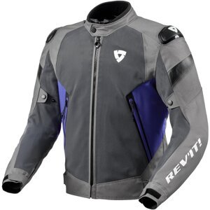 Rev'it! Jacket Control Air H2O Grey/Blue M Textilná bunda