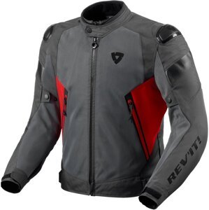 Rev'it! Jacket Control Air H2O Grey/Red 3XL Textilná bunda