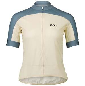 POC Essential Road Women's Logo Jersey Dres Okenite Off-White/Calcite Blue M