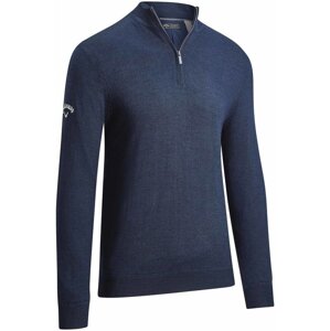 Callaway Windstopper 1/4 Mens Zipped Sweater Navy Blue L