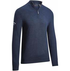 Callaway Windstopper 1/4 Mens Zipped Sweater Navy Blue XL