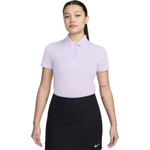 Nike Dri-Fit Victory Solid Womens Polo Violet Mist/Black XL