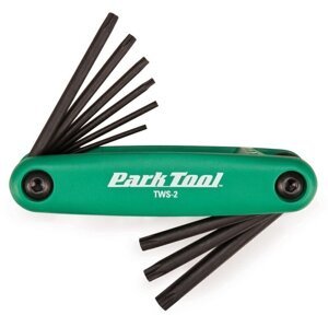 Park Tool Fold-Up Torx® Green T10-T15-T20-T25-T27-T30-T40-T7-T9 9 Kľúč