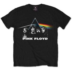 Pink Floyd Tričko DSOTM Band & Prism Muži Black 2XL