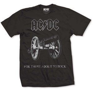 AC/DC Tričko About To Rock Unisex Black 2XL