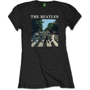 The Beatles Tričko Abbey Road & Logo Black (Retail Pack) Ženy Black XL