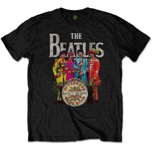 The Beatles Tričko Unisex Sgt Pepper (Retail Pack) Unisex Black L