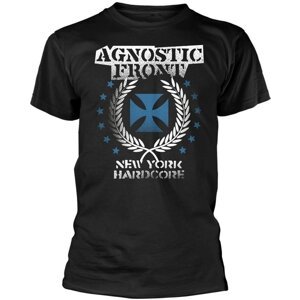 Agnostic Front Tričko Blue Iron Cross Muži Black XL