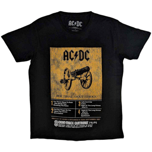 AC/DC Tričko 8 Track Black S