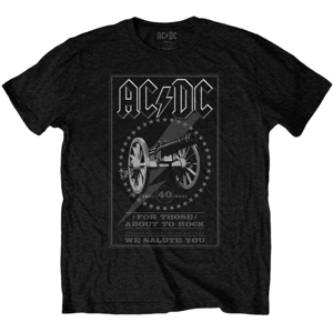 AC/DC Tričko FTATR 40th Monochrome Black S