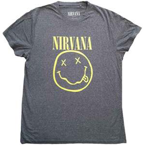 Nirvana Tričko Yellow Smiley Flower Sniffin' Brindle S