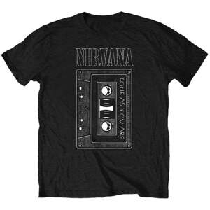 Nirvana Tričko As You Are Tape Black S