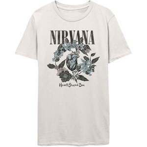 Nirvana Tričko Heart Shape Box White S