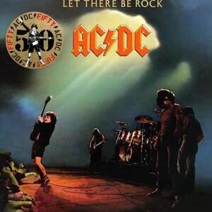 AC/DC - Let There Be Rock (Gold Coloured) (Anniversary Edition) (LP) LP platňa