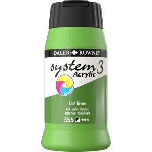 Daler Rowney System3 Akrylová farba 500 ml Leaf Green