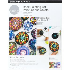 Daler Rowney Simply Umelecká kreatívna súprava Rock Painting 10 x 18 ml